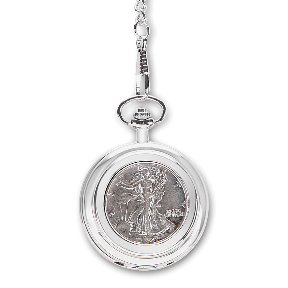 The Year Of Your Birth Half Dollar Pocket Watch  |   Customer Favorite Gifts Customer Favorite Gifts Customer Favorite Gifts