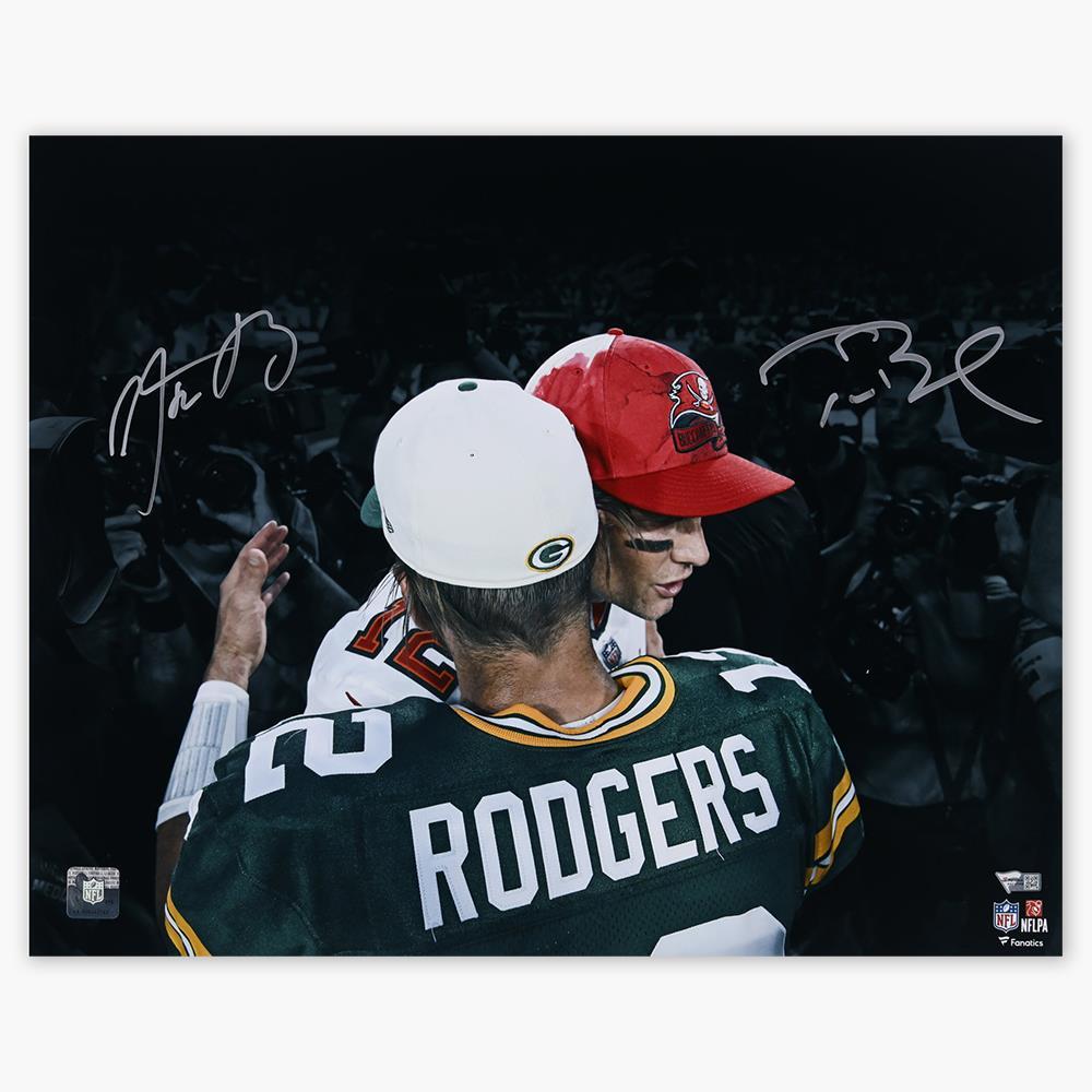 The Tom Brady And Aaron Rodgers Autographed Photograph  |   Collecting & Memorabilia Collecting & Memorabilia Collecting & Memorabilia