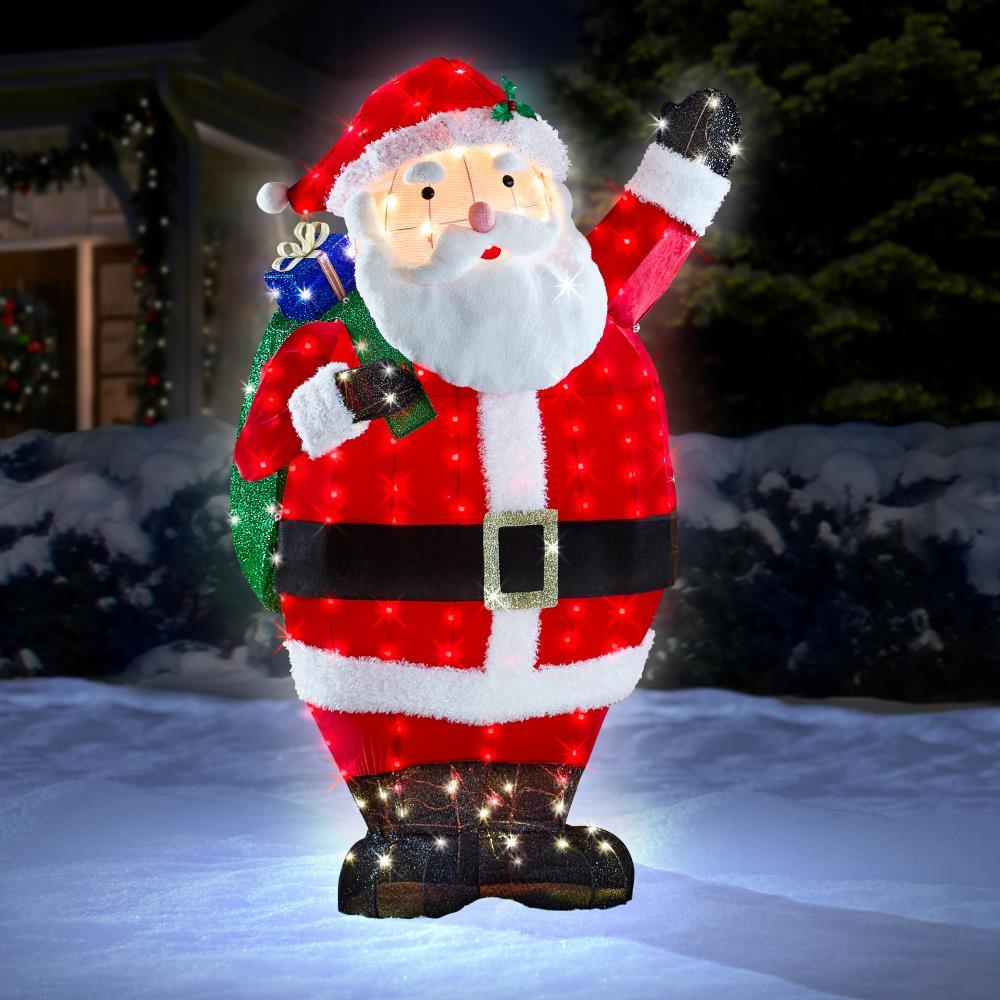 The 6′ Magical Twinkling Santa  |   Outdoor Decorations HOLIDAY Outdoor Decorations