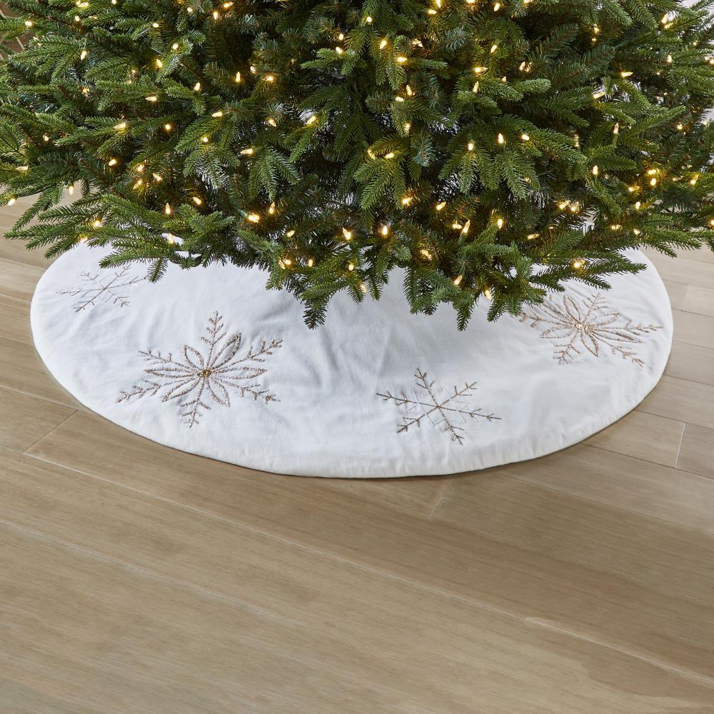 The Winter Elegance Tree Skirt  |   Indoor Decorations HOLIDAY Indoor Decorations